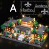 Chinese Suzhou Garden Micro Mini 2100pcs Building Blocks Set, Collectible Models of Classical Famous, Gifts for Teens Adults Age