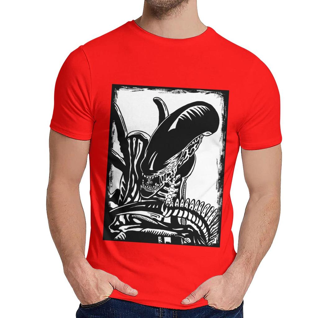 Alien Vs Predator Tee Alien Covenant Men Awesome Natural Cotton T Shirt Crewneck