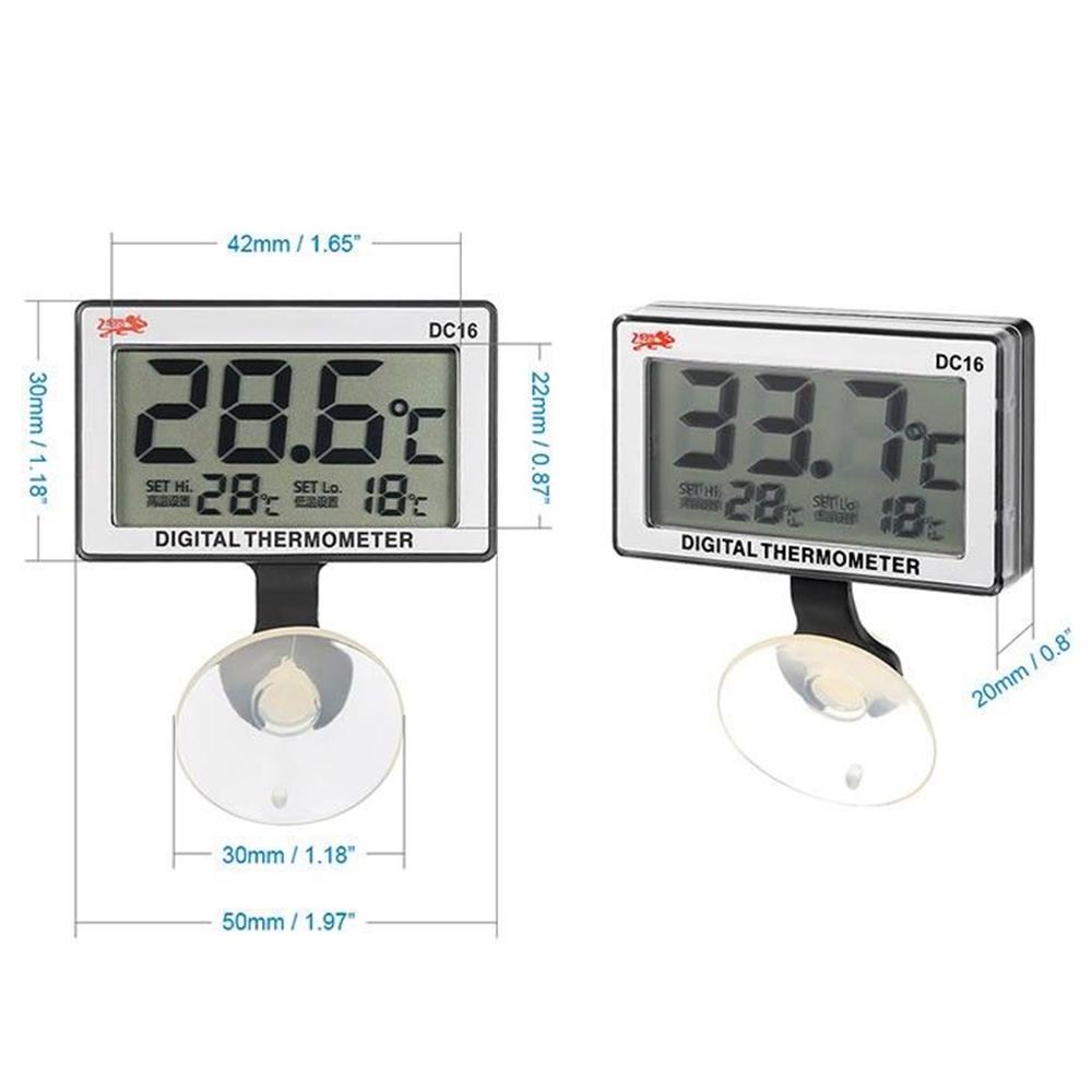 DC16 LCD Digital Wasserdicht Fisch Tank Aquarium Wasser Temperatur Thermometer