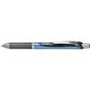 PENTEL EnerGel Retractable Gel Ink Pen 0.5mm Blue Barrel BLN75-A Black, Pack of 10