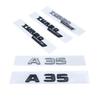 2017 Silber Schwarz Buchstaben A35 Turbo 4matic Emblem für Mercedes Benz AMG Auto Fender Trunk Hinten W176 W177 Logo Aufkleber