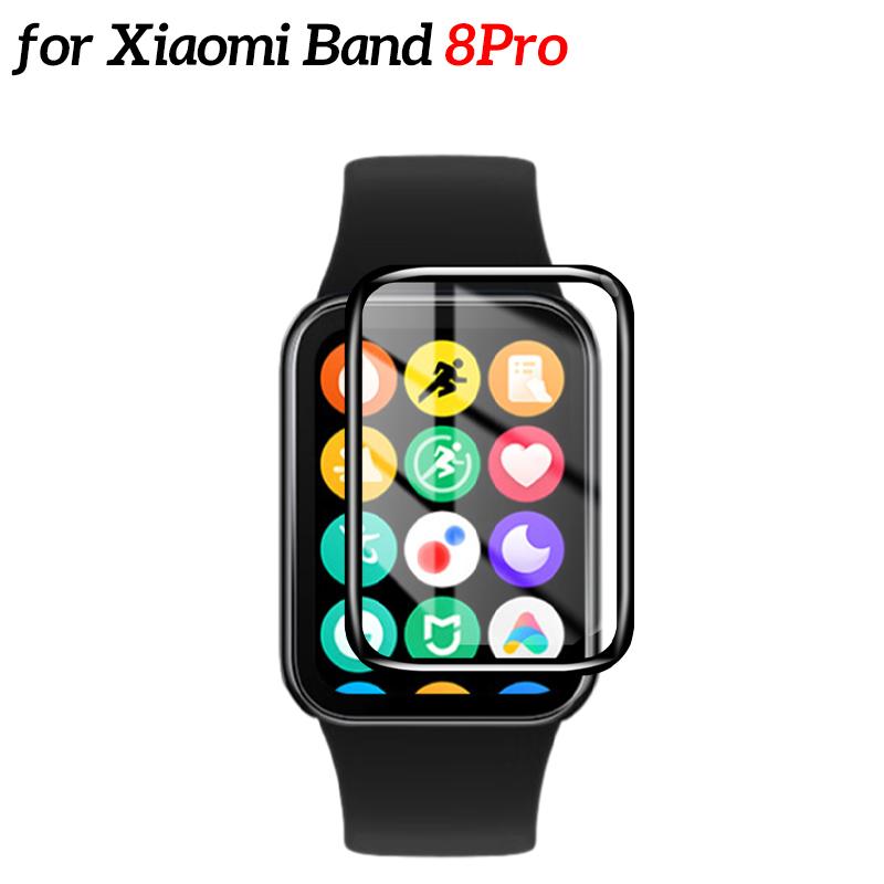Smartwatch Screen Protectors for Xiaomi Miband 10 9Pro 8 9Active 3D Curved Flexible Anti-scratch Protective Films for Mi Band 10