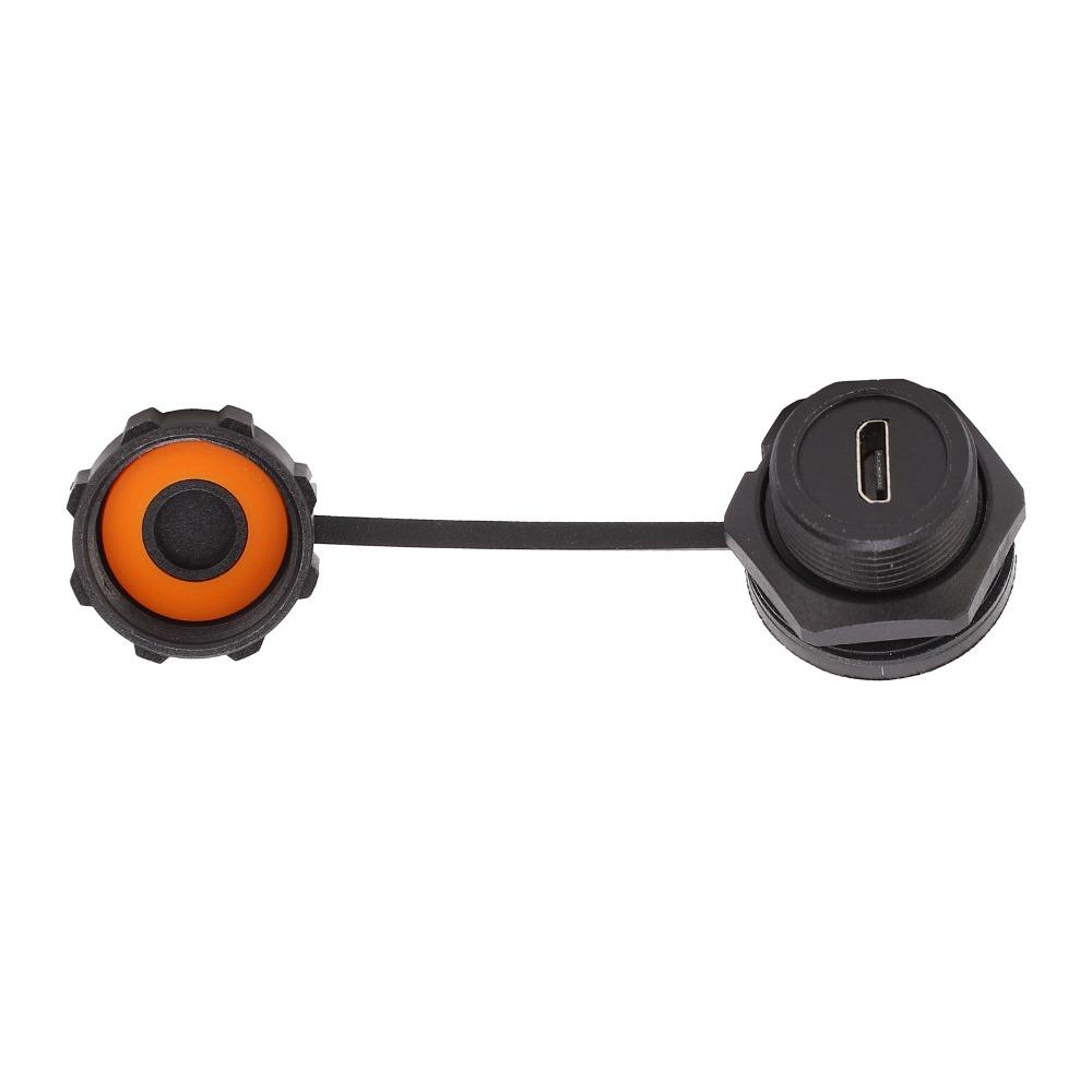 5/8in-27UNS Threaded Waterproof USB Connector IP67 Motherboard Rear Socket  Mechanical Equipment