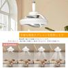 [Forward and Reverse Air Circulation] LED Ceiling Fan with Automatic Oscillating Head, Suitable for 6-8 Tatami Mats (approx. 10 Tatami Mats), 4000