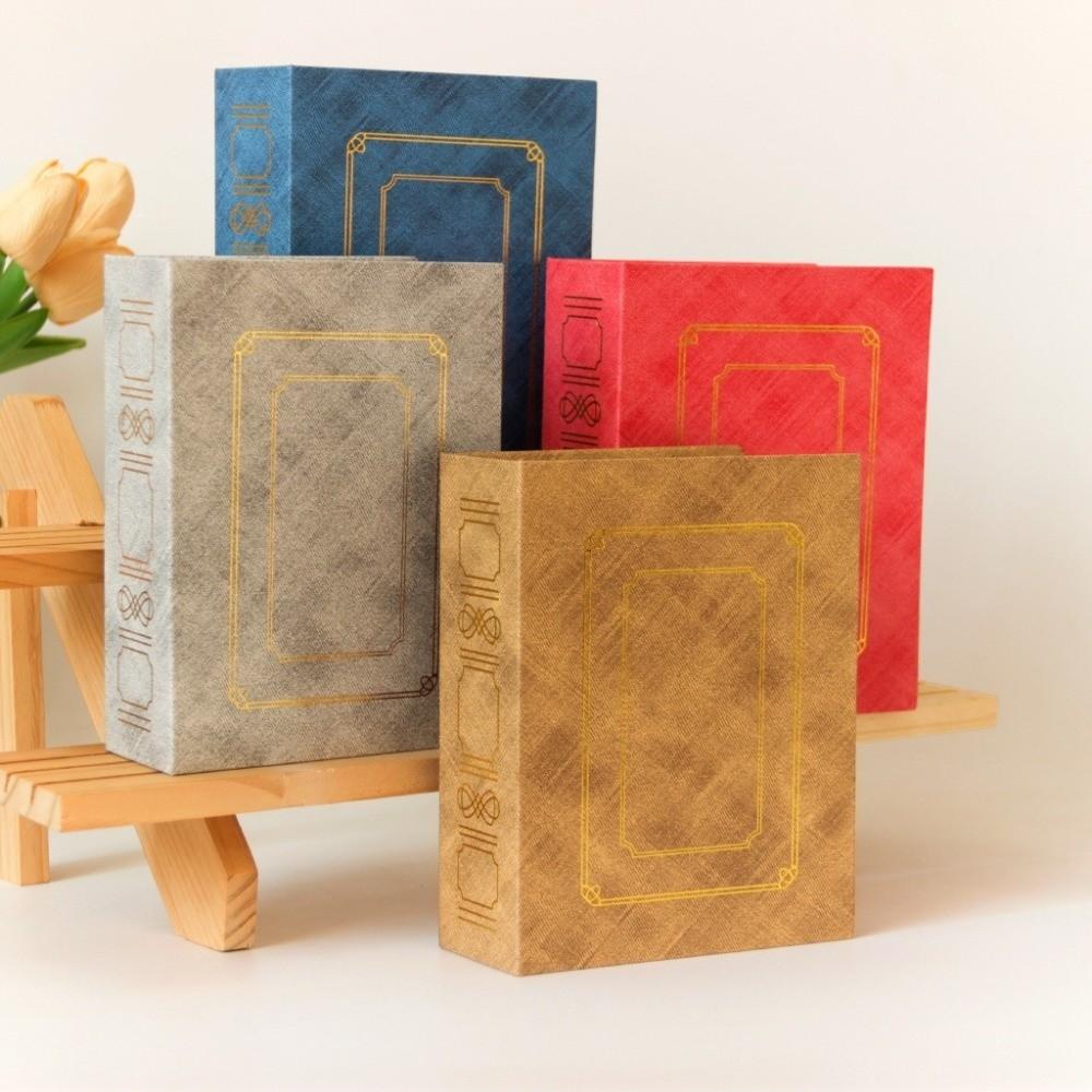 Linen Fabric Photo Album Gold Foil Loose-leaf Photo Album Luxury Collection Album Anniversary Gift