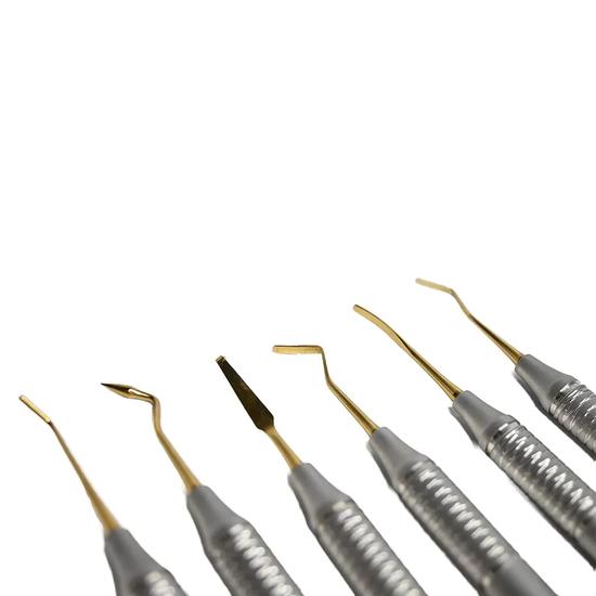 GDC Composite Instrument Gold Titanium Set Of 6 (CIGS6)