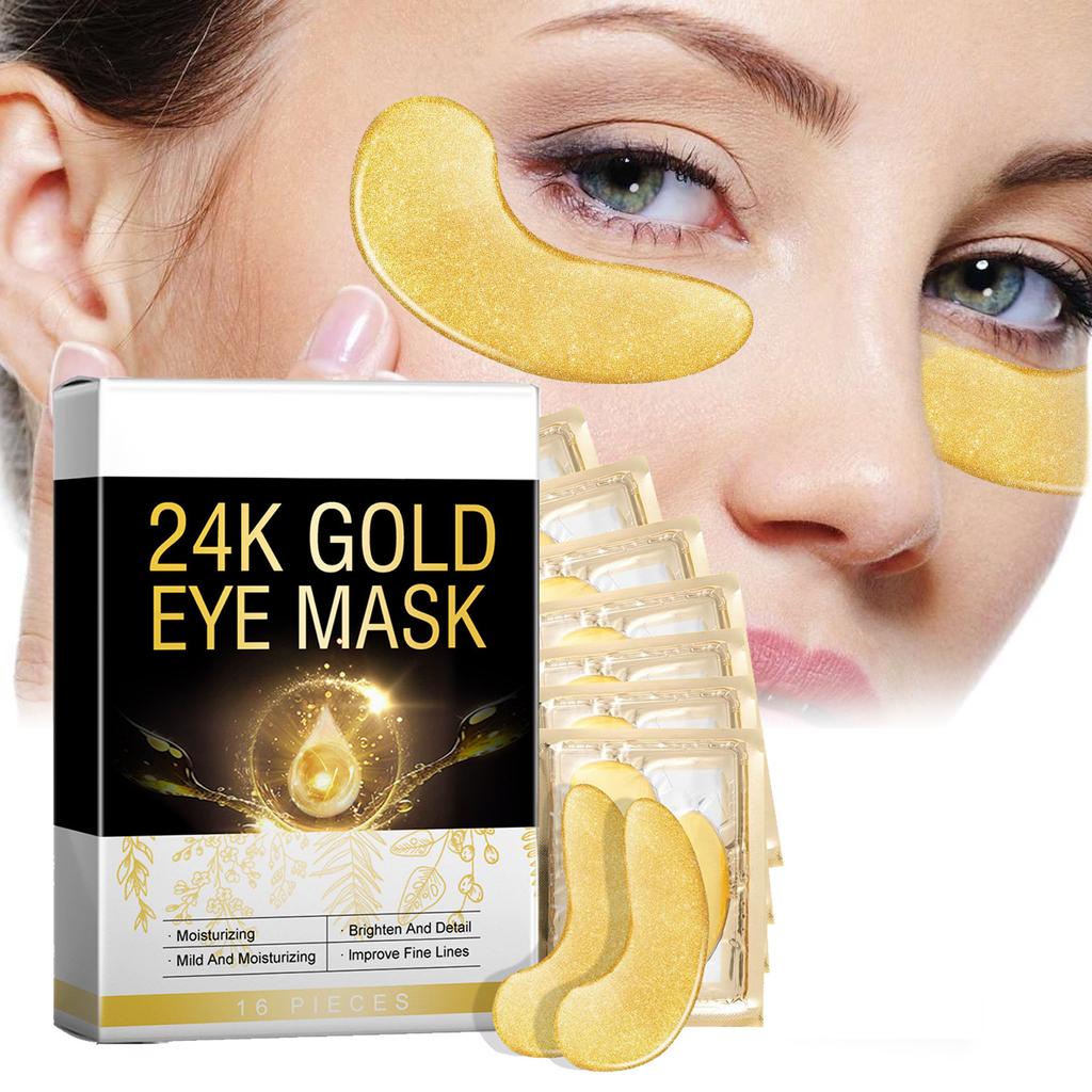 Gold Eye Mask Lifting Forehead Line Removal Eye Bag Firming Aging Frown Smoothing Wrinkle Forehead Patch 5ml
