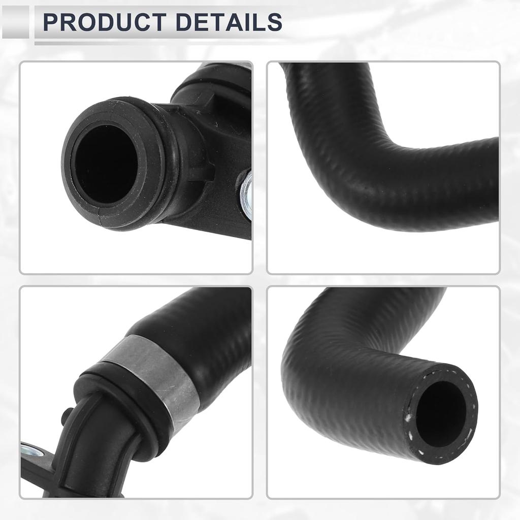 Engine Radiator Hose for Volvo XC90 3.2L 2007-2014 for Volvo S60 3.0L 2011-2016 Good Sealing Coolant Water Hose Pipe No.30713530 Rubber 1 Pc