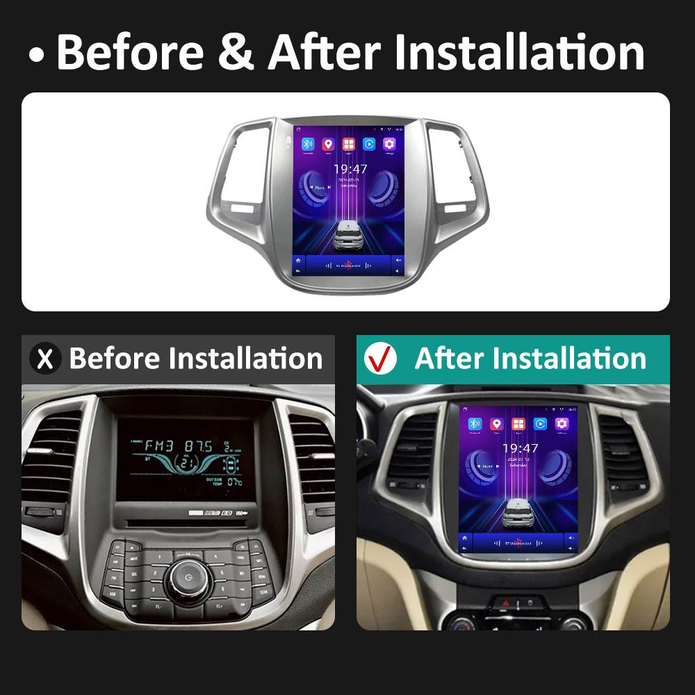 9.7 inch Wireless Carplay for Changan EADO 2012 2013 2014 2015 Android Smart System Car Multimedia Video Player Touch Screen 4G