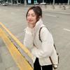 New short thickened down  clothes for women's small casual loose  clothes jacket winter