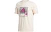 T Shirts Men's Light Pink Crew Neck Moderate Straight Fit GE4521