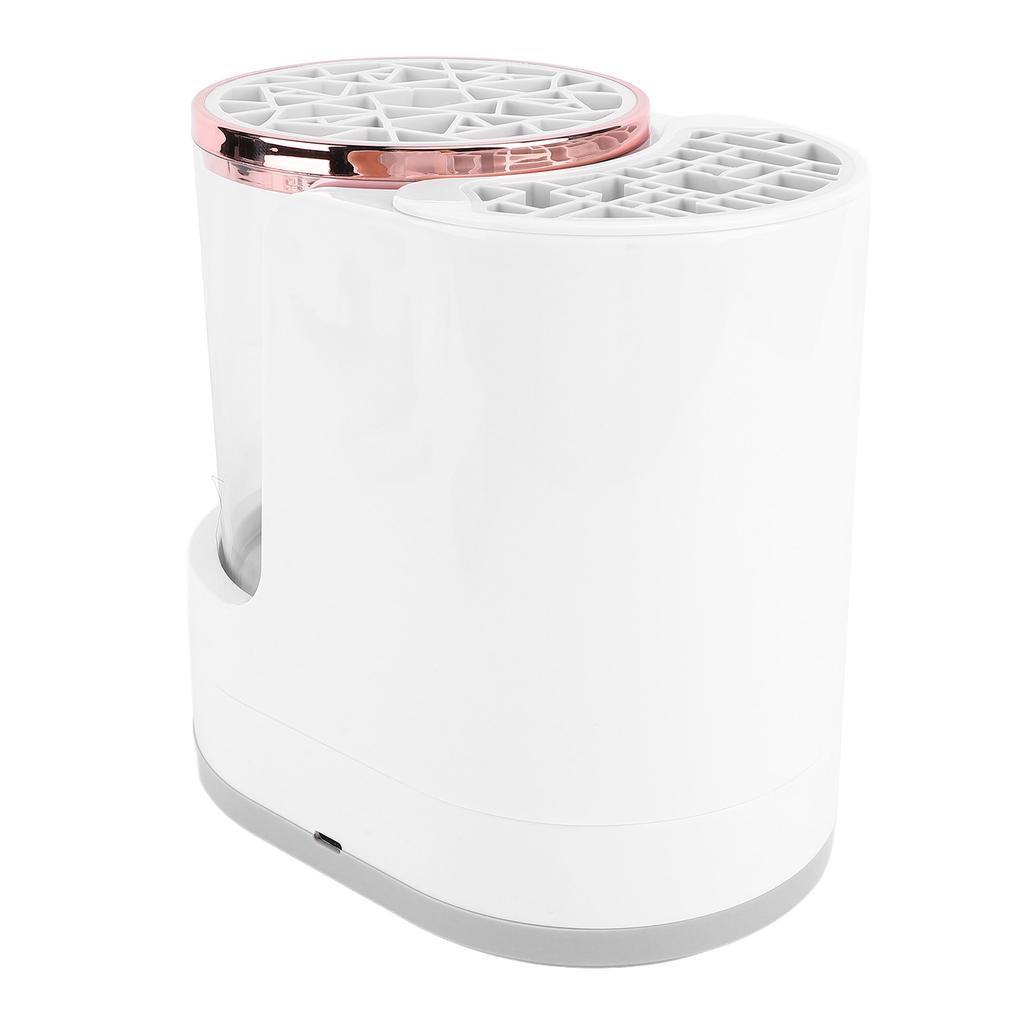 USB Electric Makeup Brush Cleaner Clear View 850RPM 2H 5H Timer Detachable Makeup Brush Cleaner Dryer Machine