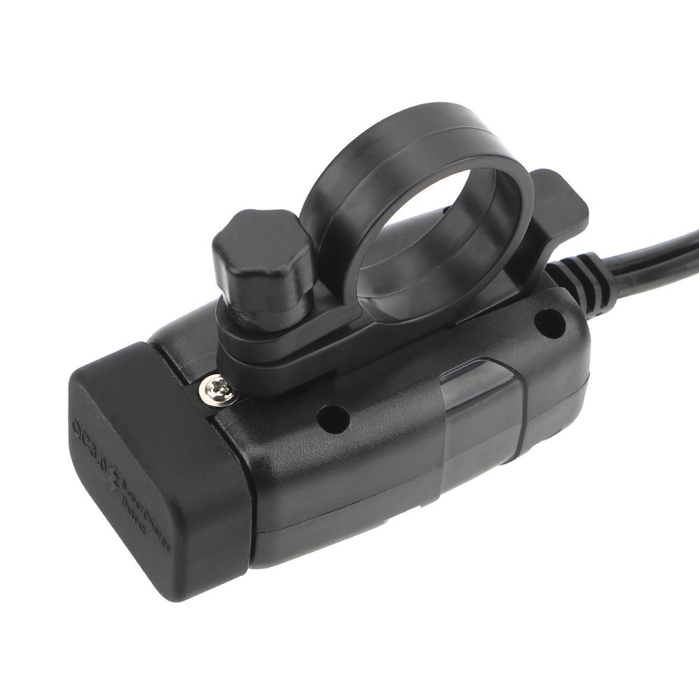 Vehicle-mounted Motorcycle Quick Charger Digital Voltmeter Adapter Dual USB Charger QC 3.0 Moto Accessories Waterproof Dustproof