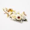  Pettine con Fiori Artificiali Stile BOHO per Donna, Diadema Nuziale, Ornamenti per Capelli, Acconciatura, Fermaglio per Capelli, Accessori per Capelli, Gioielli