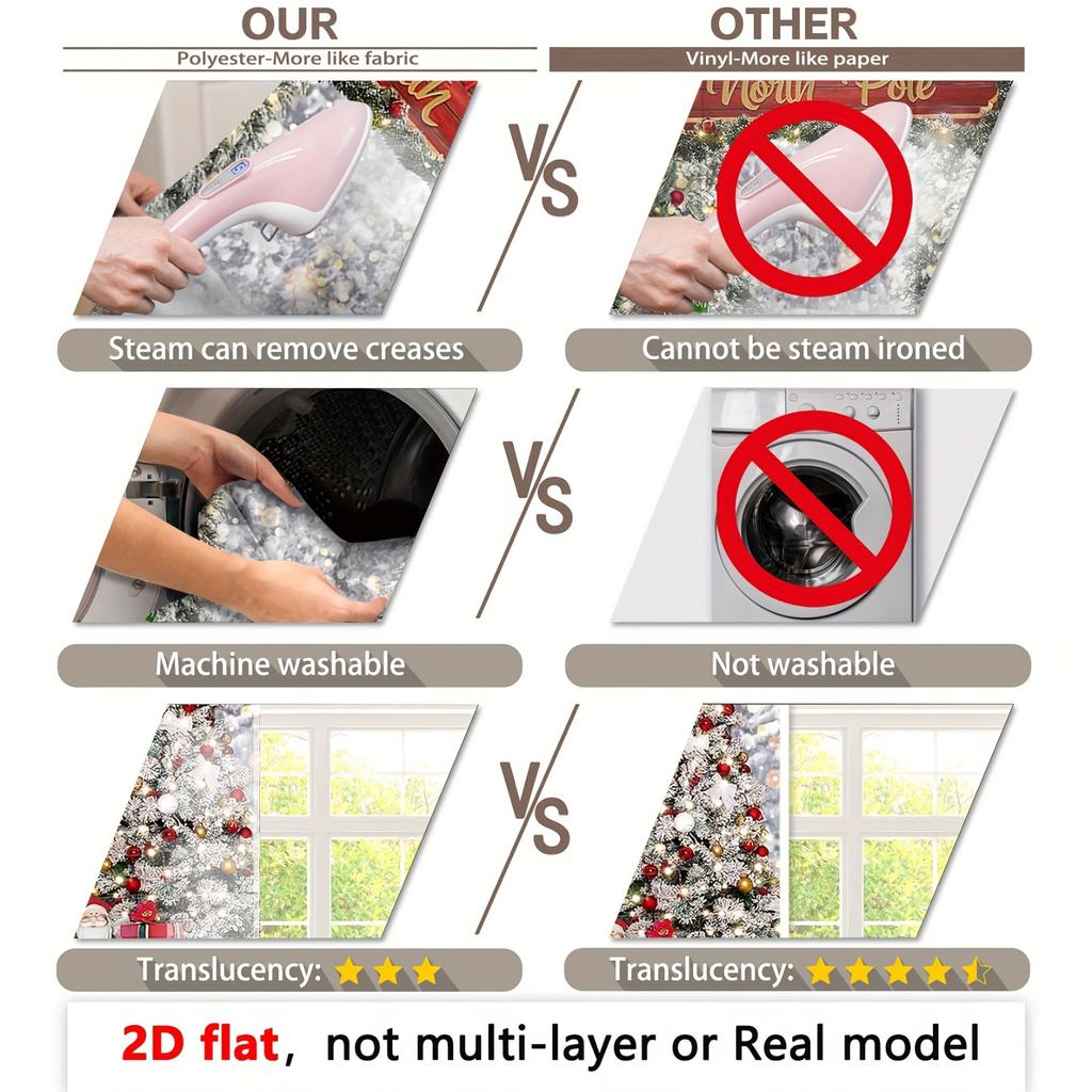 Christmas Town Elf Village Decoration Background Winter Backdrop Decorations For Photo Studio Photo Booth Christams Party