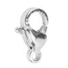 25pcs Silver Lobster Claw Clasps Stainless Steel Jewelry Making Clasps  Jewellery Making
