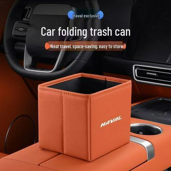 Organizador de Armazenamento e Lixeira Dobrável para Carro Haval - Serve para H6, Big Dog, M6, First Love, H5, H7, H8, H9, F7, H3