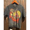 Camiseta Gráfica Vintage Bakugan Battle Brawlers Negro Desgastado Camiseta de Anime 20x26