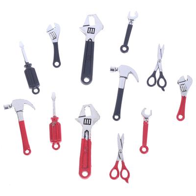 6 Pcs/Set Dollhouse Mini Repair Kits Accessories Hammer Wrench Furniture Toys