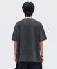 MAISON MINED Cross Gun Graphic Half T Charcoal