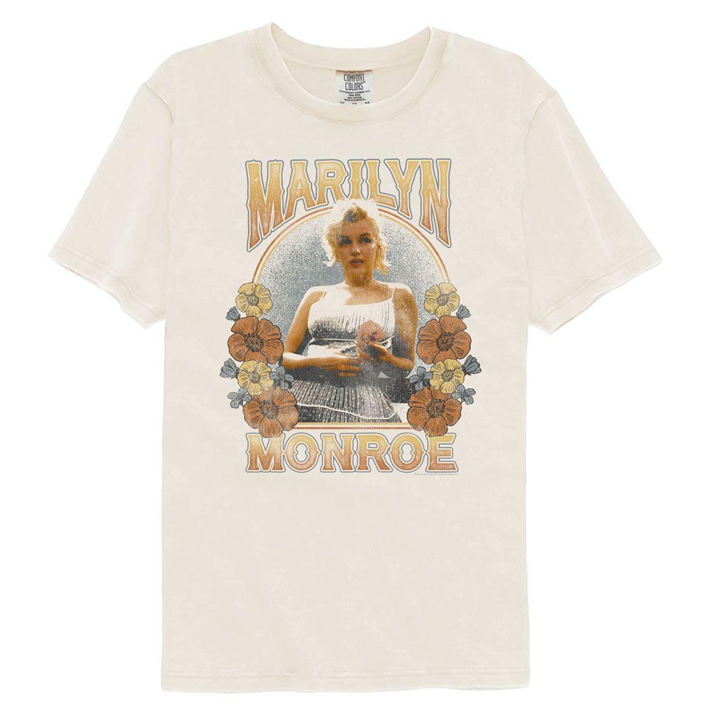 Marilyn Monroe Floral Arch Ivory Comfort Colors Icon Shirt L
