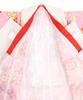 Kimono Includes Plain Hifu and Full Set 753 Peach Blossom Dance Shippo [KYOETSU] 3-Year-Old Girls' Shichi-Go-San Set, Accessories, (1. Pattern)