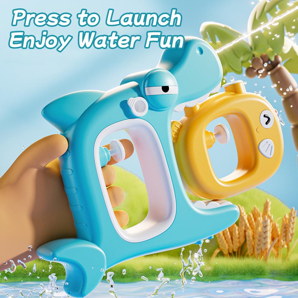 Shark Water Gun Set Large & Small Water Blaster Summer Outdoor Pool Beach Toys For Kids Parent-Child Squirt Gun Fighting Gift