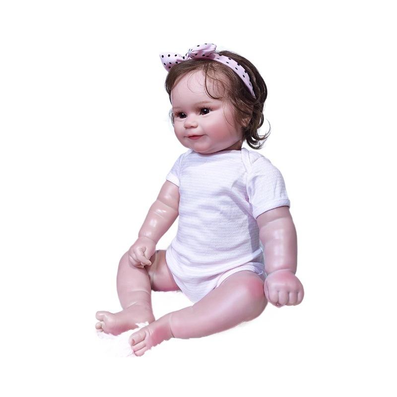 Cute Lori Princess Short Hair Baby Cute Children Soft Vinyl Rebirth Doll Cloth Doll
