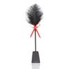 Fun Ostrich Feather Teasing Stick with Diamond Bowknot