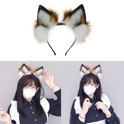 Dobíjecí Cosplay Anime Postava Tvar Uší Vlasová Obruč Elektrická Pohyblivá Uši Pokrývka hlavy Velikonoční Párty Čelenka Unisex
