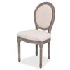 Dining Room Chairs 2 Pcs Cream Fabric