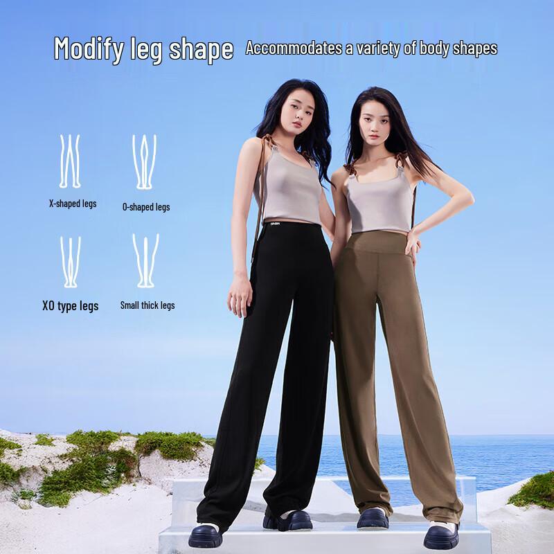 SIINSIIN Women's Casual Straight Leg Shark Pants