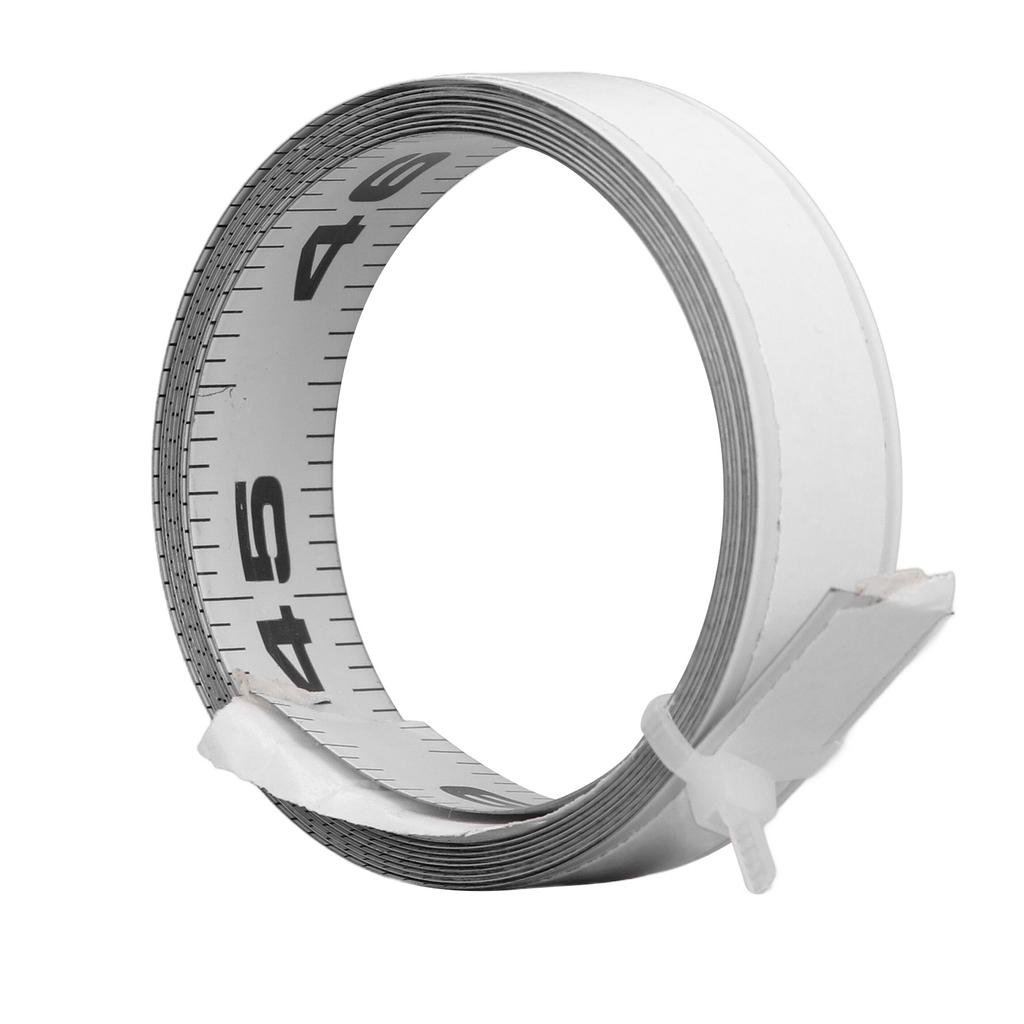 Selbstklebendes Maßband 4FT 48 Zoll Links nach Rechts Zuschneidbares Klebemaßband für die Arbeit