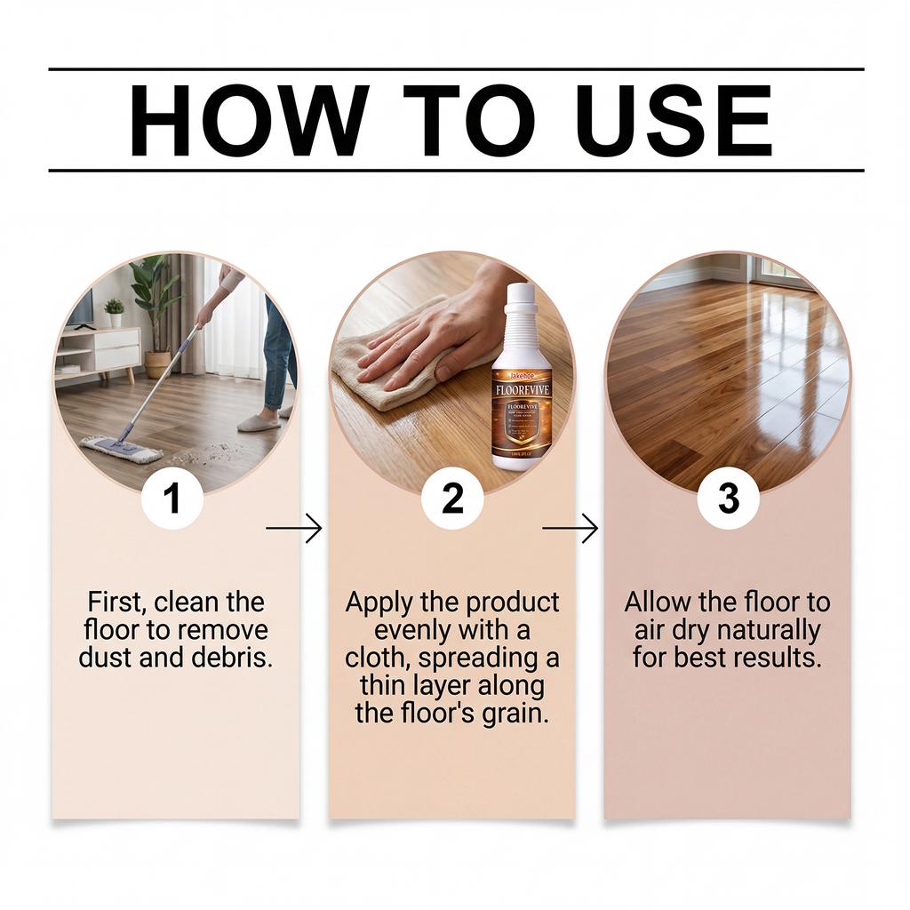 Jakehoe floor surface care products are suitable for a variety of materials, and can be used at home to brighten the floor surface 150ml