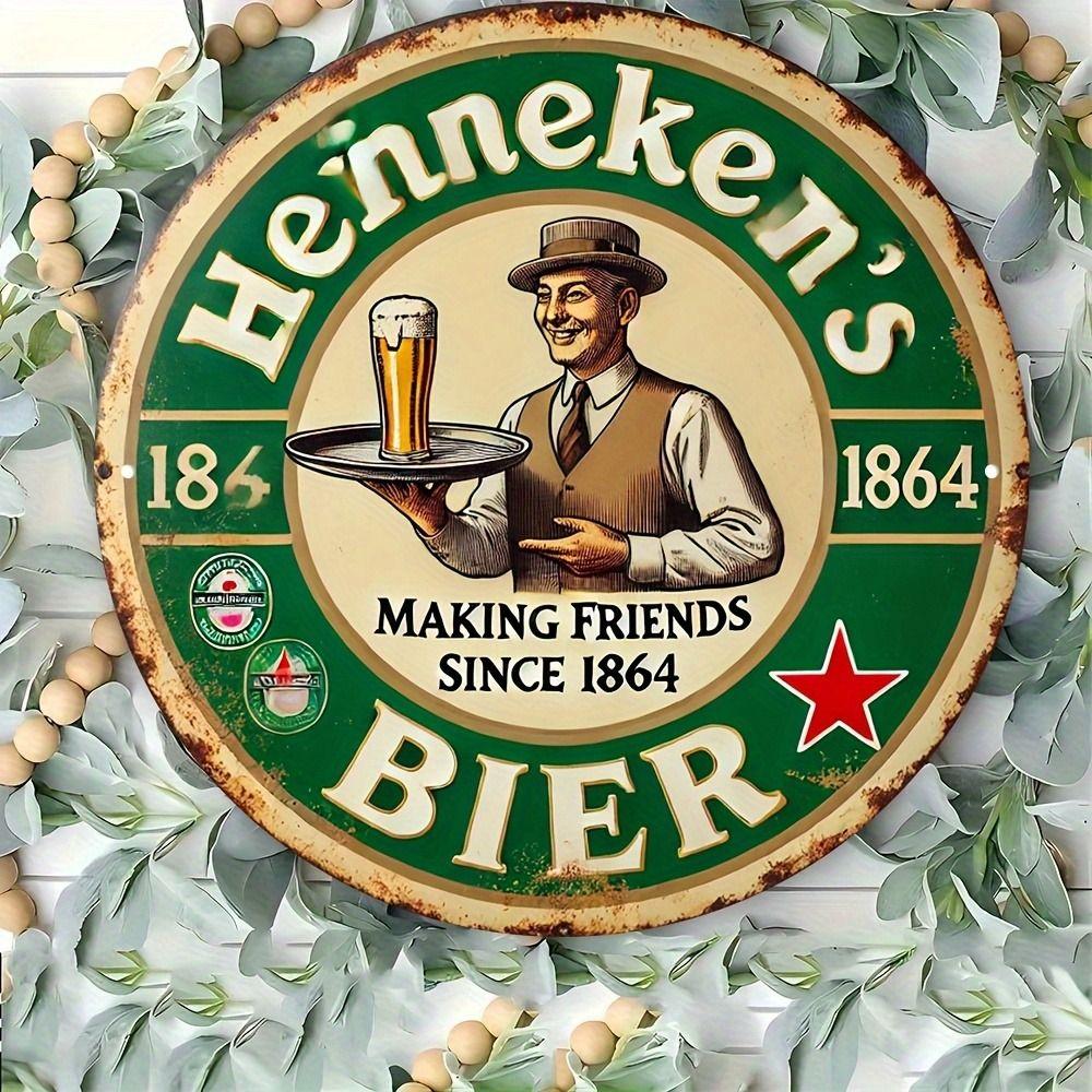 2D Flat Metal Wall Sign Decor