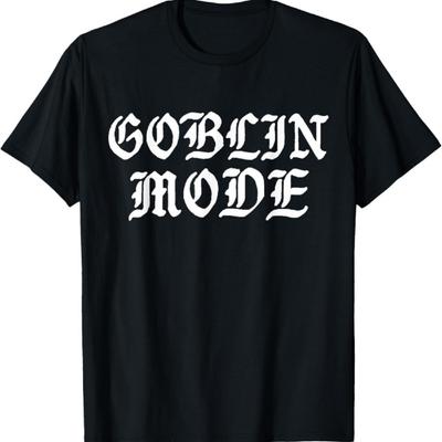 Goblin Mode Funny Goblincore Fantasy Creature Cave Monster T-Shirt