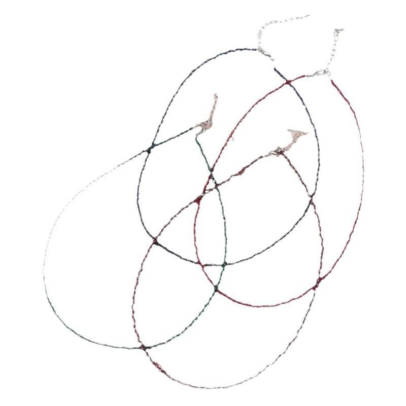 Vícebarevný spinelový náhrdelník pro ženy - Přírodní kámen Křišťálový choker Šperky Personalizované šperky