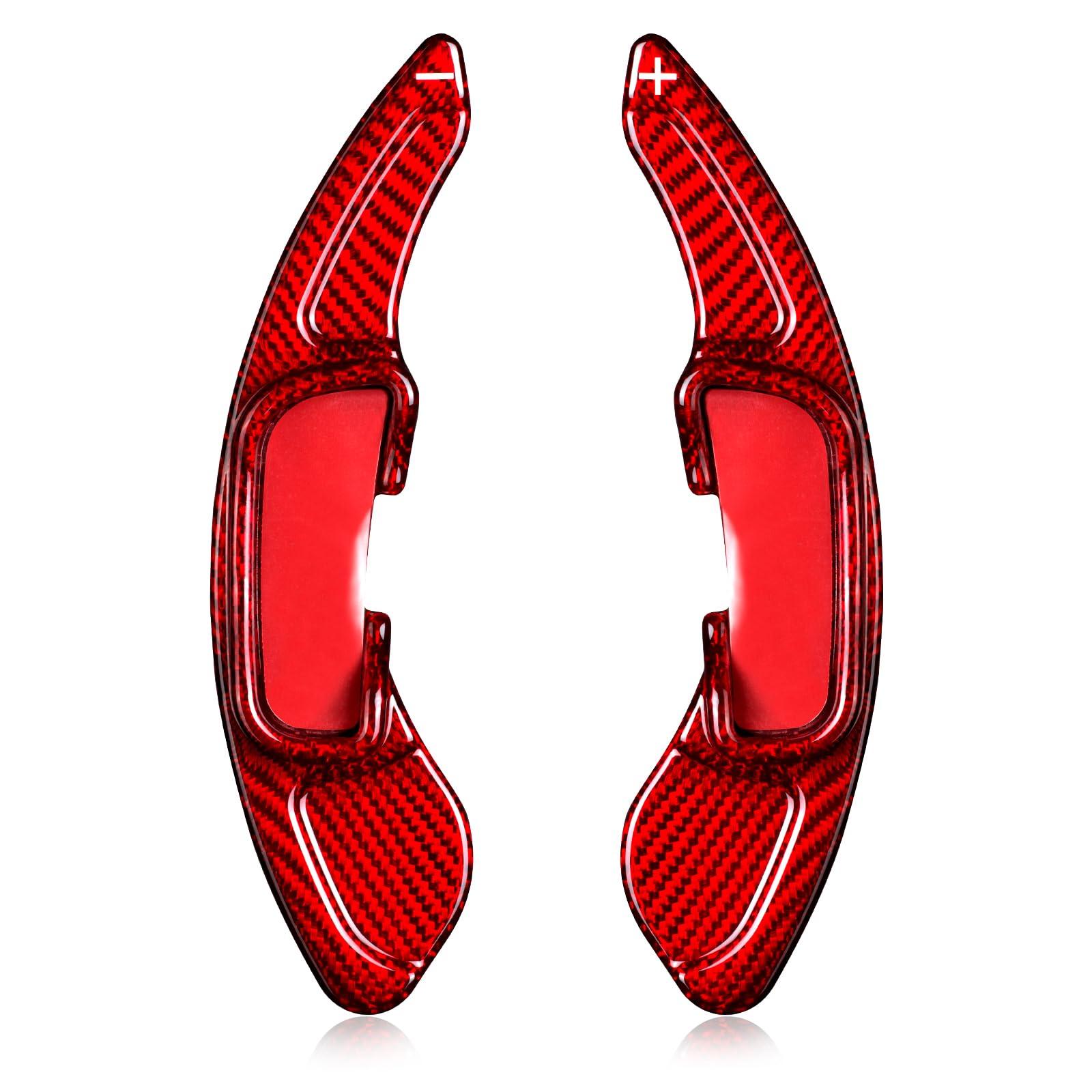 

Mazda Axela Paddle Shift Shift Paddle Real Carbon Compatible with and Atenza [T-carbon] Covers, Extensions, Fiber, CX-4, CX-5, MX-5, Axela, (Red)