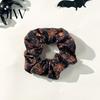 Soft Elastic Ponytail Holders Halloween Hair Ties, High Elasticity Scrunchies, Stretchy Bands with Ghost Witch Accessories Hat Bat Spider Web