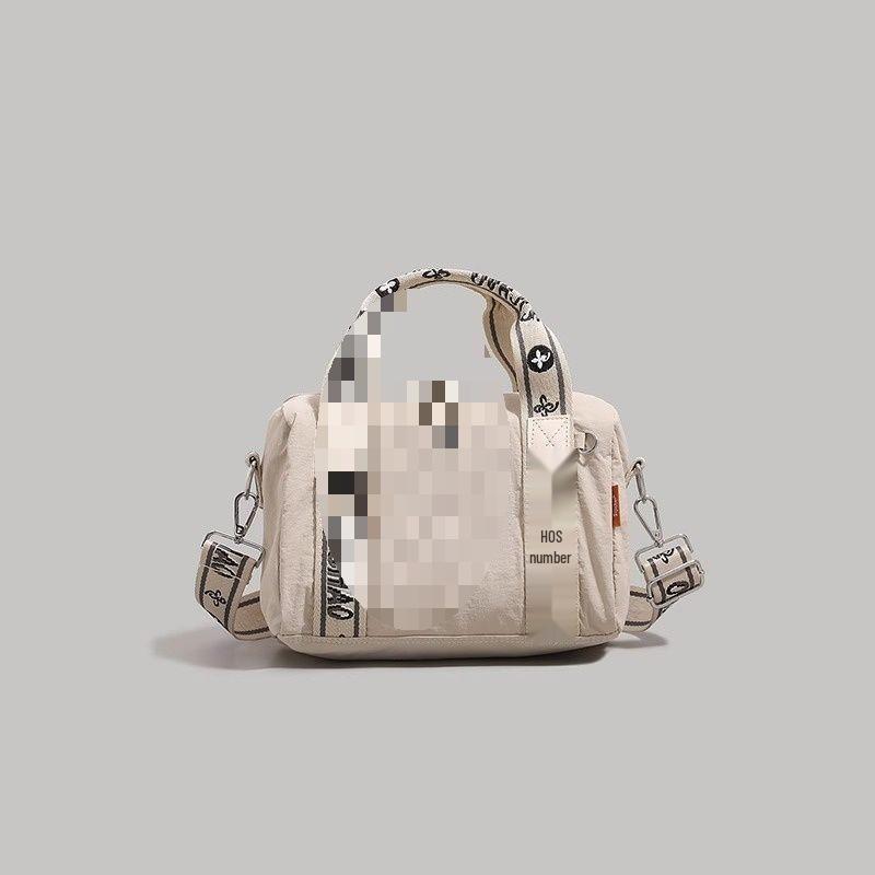 Women's Versatile Nylon Bowling Bag - Simple Crossbody & Shoulder Handbag