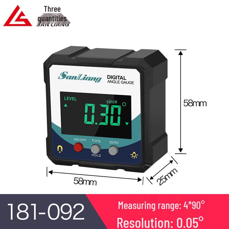High Precision Digital Inclinometer: Magnetic Angle Gauge & Level Ruler
