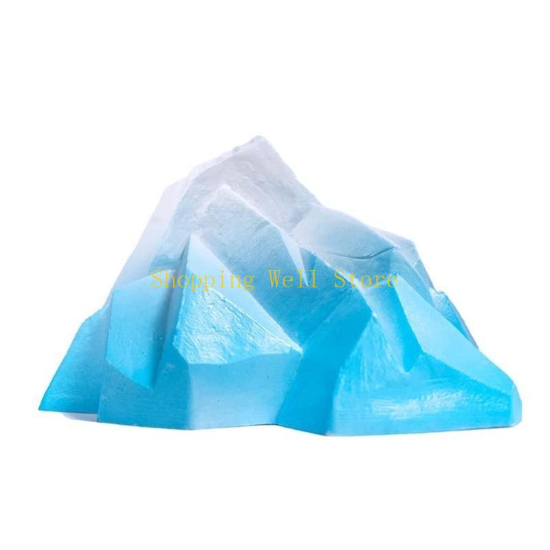 KX4B Fishtanks Landscape Figurine Set Penguins For Various Aquariums Decoration CN