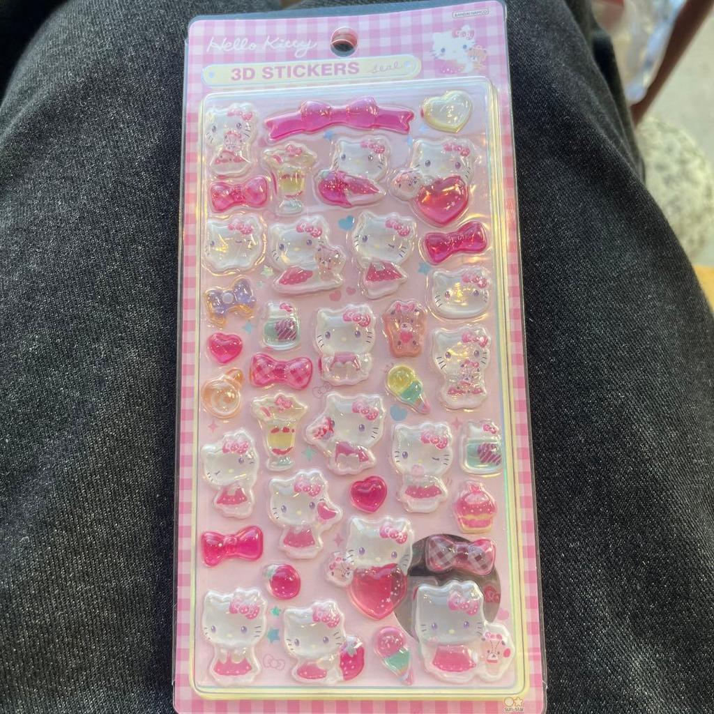 Sold out sale!! Hello Kitty 3D sticker pink bonbon