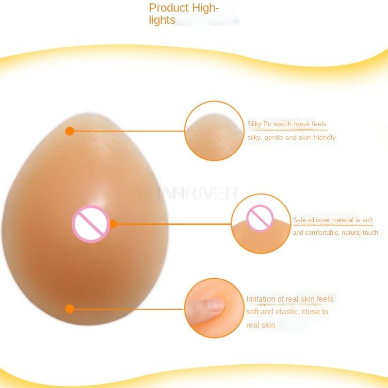One Piece CT Water Drop Artificial Fake Silicone Breast Form for Breast Cancer or Mastectomy Women Prosthetic breast