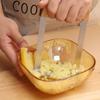Stainless Steel Hand Held Potato Masher Potato Press Kitchen Crusher Vegetable Masher With Wooden Handle