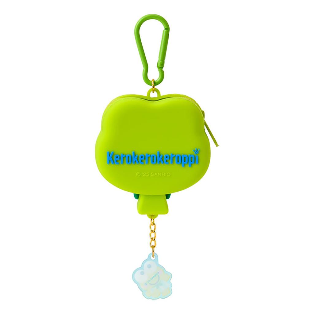 Sanrio Silicone Mini Pouch Kerokerokeroppi Silicone and Ages 3 and 015733 Face-Shaped (Dreaming Balloon) - Acrylic, Up,