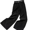 Black Wide-leg Loose Jeans Women's Autumn New Thin High-waisted Straight Tube Versatile Mopping Long Pants Tide