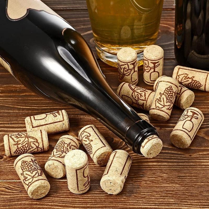 50Pcs Straight Corks Stoppers for Bottle Wine Great for DIY Crafts Home Decors