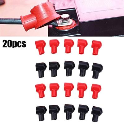 Battery Insulation Cover Black Red Insulation Rubber Skin