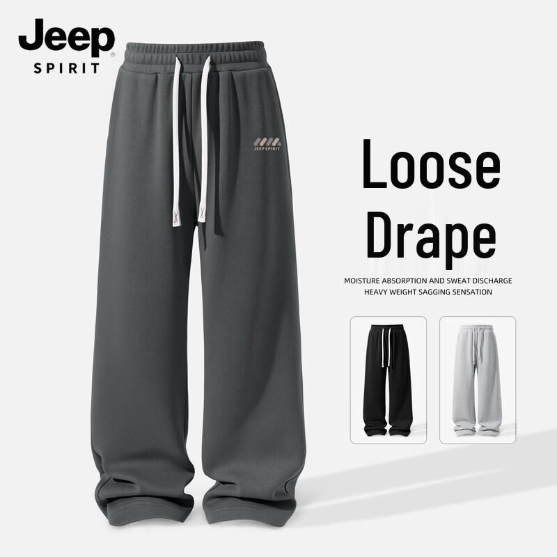 JEEP SPIRIT Men's 2025 Casual Straight-Leg Pants